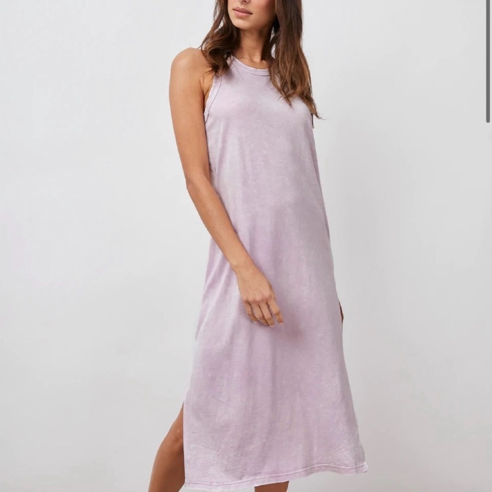 Rails Acid Wash Lavender Sleeveless Midi Dress Size XL NWT